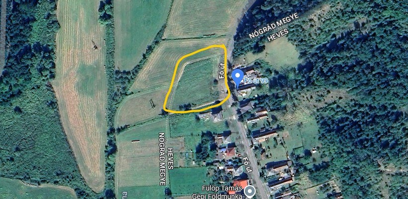 Map and orientation of the plot location